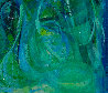 Emerald Code 2022 43x43 Huge Original Painting by Gabriela Tolomei - 4
