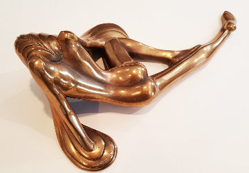 Reflections Bronze Sculpture 1982 15 in Sculpture - Tom and Bob Bennett Reflections Bronze Sculpture 1982 15 in Sculpture - Tom and Bob Bennett