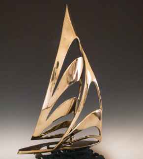 Americas Cup Bronze Sculpture 1985 25 in Sculpture - Tom and Bob Bennett Americas Cup Bronze Sculpture 1985 25 in Sculpture - Tom and Bob Bennett