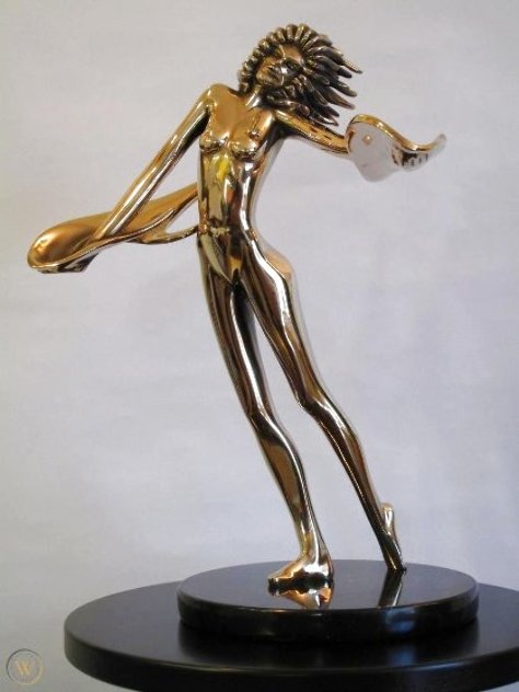 Wind Dancer Bronze Sculpture 1984 26 in Sculpture by Tom and Bob Bennett