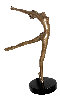 Carrie Bronze Sculpture 1982 12 in Sculpture by Tom and Bob Bennett - 0