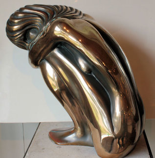 Solitude Bronze Sculpture 1980 14 in Sculpture - Tom and Bob Bennett Solitude Bronze Sculpture 1980 14 in Sculpture - Tom and Bob Bennett