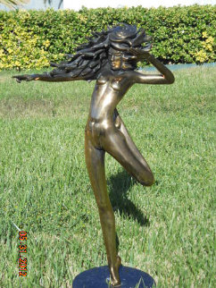 Raindancer Bronze Sculpture AP 1984 30 in Sculpture - Tom and Bob Bennett Raindancer Bronze Sculpture AP 1984 30 in Sculpture - Tom and Bob Bennett
