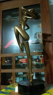 Whimsical Bronze Sculpture 1986 15 in Sculpture - Tom and Bob Bennett Whimsical Bronze Sculpture 1986 15 in Sculpture - Tom and Bob Bennett