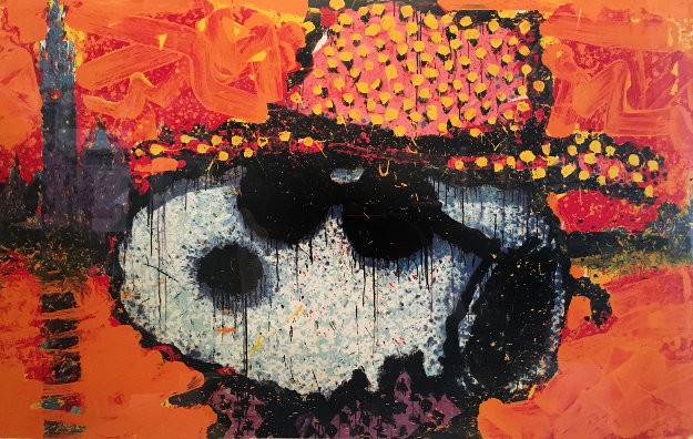 A Guy in a Sharkskin Suit Wearing a Rhinestone Hat at Twilight Limited Edition Print by Tom Everhart A Guy in a Sharkskin Suit Wearing a Rhinestone Hat at Twilight Limited Edition Print by Tom Everhart