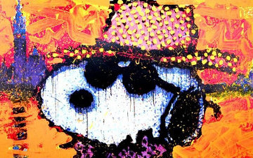 A Guy in a Sharkskin Suit Wearing a Rhinestone Hat at Twilight 2000 Limited Edition Print - Tom Everhart