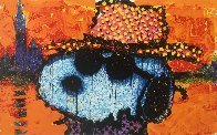 A Guy in a Sharkskin Suit Wearing a Rhinestone Hat At Twilight 2000 Limited Edition Print by Tom Everhart - 0 A Guy in a Sharkskin Suit Wearing a Rhinestone Hat At Twilight 2000 Limited Edition Print by Tom Everhart - 0