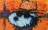 A Guy in a Sharkskin Suit Wearing a Rhinestone Hat At Twilight 2000 Limited Edition Print by Tom Everhart - 0