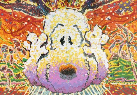 Nobody Barks in L.A. 1999 - Los Angeles, California Limited Edition Print - Tom Everhart