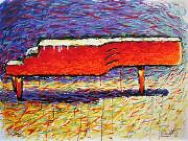 Schroeder's Piano 1995 Limited Edition Print by Tom Everhart Schroeder's Piano 1995 Limited Edition Print by Tom Everhart