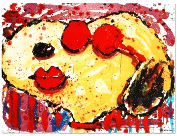 Very Cool Red Lips Limited Edition Print - Tom Everhart Very Cool Red Lips Limited Edition Print - Tom Everhart