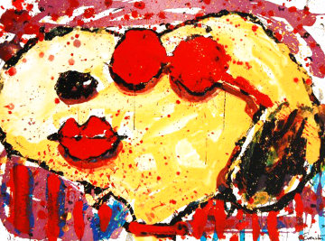 Very Cool Dog Lips in Brentwood, California 2001 Limited Edition Print - Tom Everhart