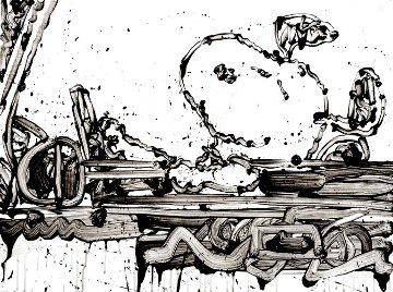 Maxi Taxi Super Huge Limited Edition Print - Tom Everhart Maxi Taxi Super Huge Limited Edition Print - Tom Everhart