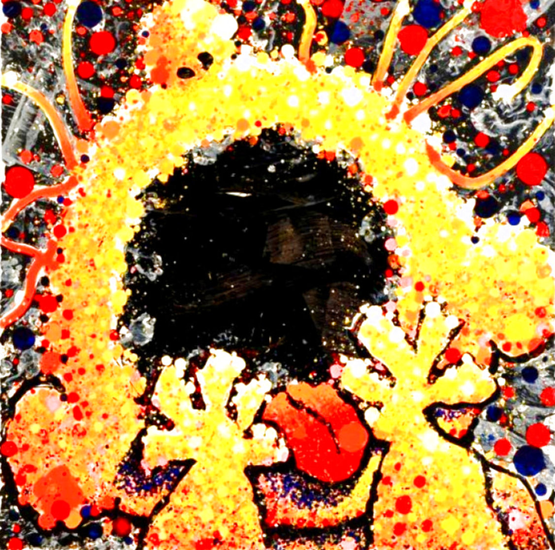 Black Velvet Scream Limited Edition Print by Tom Everhart Black Velvet Scream Limited Edition Print by Tom Everhart
