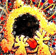 Black Velvet Scream Limited Edition Print by Tom Everhart - 0 Black Velvet Scream Limited Edition Print by Tom Everhart - 0