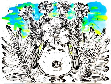 Palm 8:26pm 22x30 Original Painting - Tom Everhart Palm 8:26pm 22x30 Original Painting - Tom Everhart