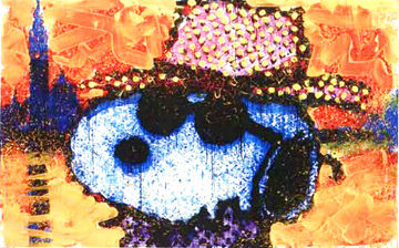 Guy in a Sharkskin Suit Wearing a Rhinestone Hat By Twilight 2000 Limited Edition Print - Tom Everhart