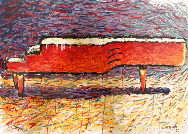 Schroeders Piano AP 1995 Limited Edition Print - Tom Everhart