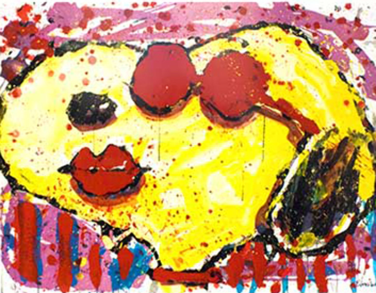 Very Cool Dog Lips in Brentwood, California 2001 Limited Edition Print by Tom Everhart Very Cool Dog Lips in Brentwood, California 2001 Limited Edition Print by Tom Everhart