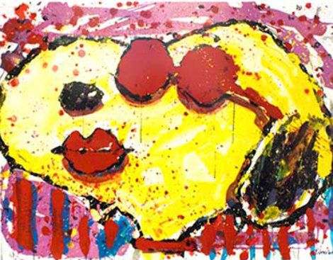 Very Cool Dog Lips in Brentwood, California 2001 Limited Edition Print - Tom Everhart