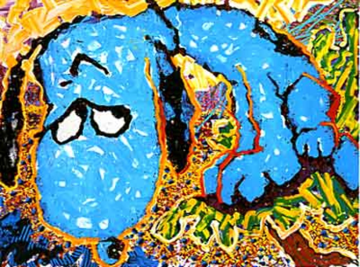 Hollywood Hound Dog Limited Edition Print by Tom Everhart Hollywood Hound Dog Limited Edition Print by Tom Everhart