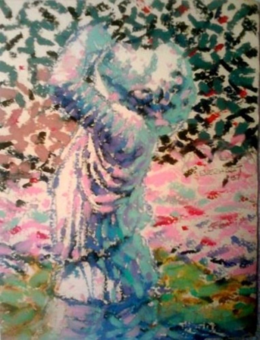 Untitled (Mr Bubbles) 1987 Original Painting by Tom Everhart Untitled (Mr Bubbles) 1987 Original Painting by Tom Everhart