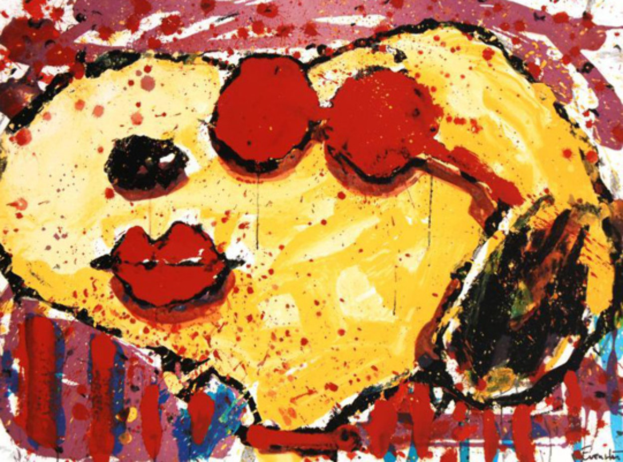 Very Cool Dog Lips in Brentwood, California 2001 Limited Edition Print by Tom Everhart Very Cool Dog Lips in Brentwood, California 2001 Limited Edition Print by Tom Everhart