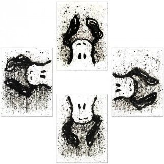 Watchdog O'clock Suite of 4 Limited Edition Print - Tom Everhart Watchdog O'clock Suite of 4 Limited Edition Print - Tom Everhart