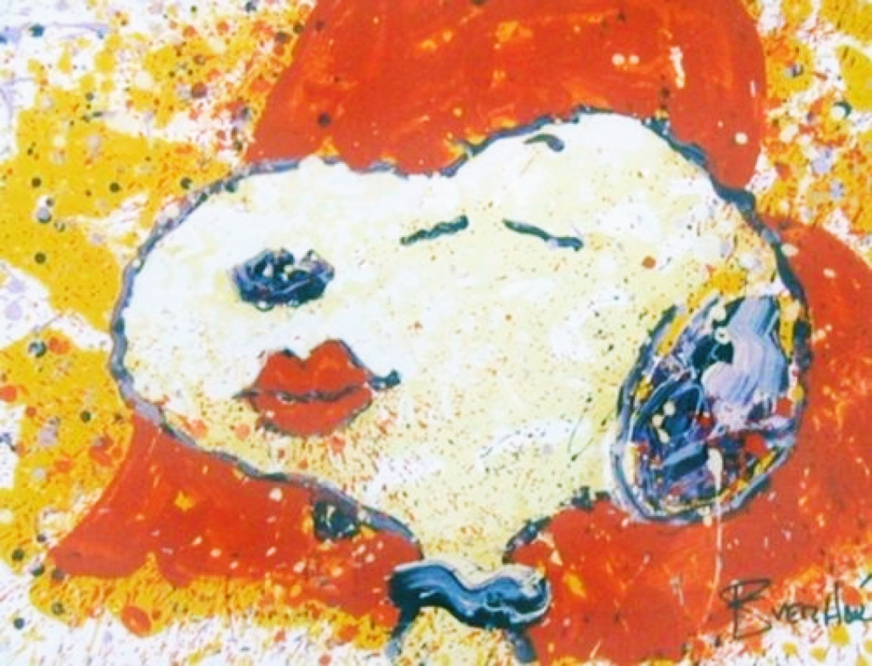 A Kiss is Just a Kiss 1999 Limited Edition Print by Tom Everhart A Kiss is Just a Kiss 1999 Limited Edition Print by Tom Everhart