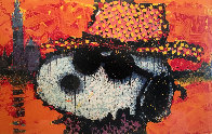 A Guy in a Sharkskin Suit Wearing a Rhinestone Hat atTwilight 2000 Limited Edition Print by Tom Everhart - 0 A Guy in a Sharkskin Suit Wearing a Rhinestone Hat atTwilight 2000 Limited Edition Print by Tom Everhart - 0