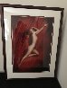 Red Velvet Pose #1 Stretch/Marilyn Monroe 1950 Photography by Tom Kelley - 3