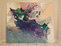 Untitled Painting 1989 60x70 Huge Original Painting by Tony Curtis - 1