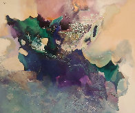 Untitled Painting 1989 60x70 Huge Original Painting by Tony Curtis - 2 Untitled Painting 1989 60x70 Huge Original Painting by Tony Curtis - 2