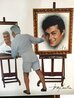 Triple Self Portrait - Ode to Rockwell Limited Edition Print by Tony Curtis - 1