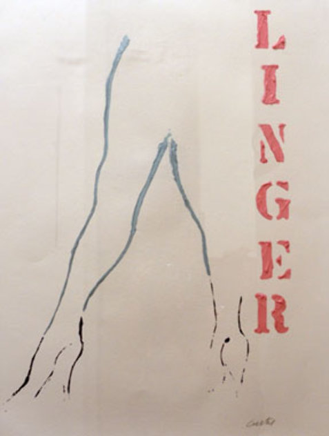 Linger 1998 36x24 Original Painting by Tony Curtis