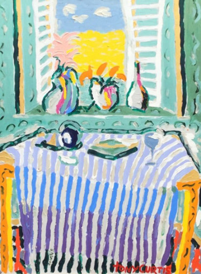 Sunlight Through the Shutters 63x52 Original Painting by Tony Curtis Sunlight Through the Shutters 63x52 Original Painting by Tony Curtis