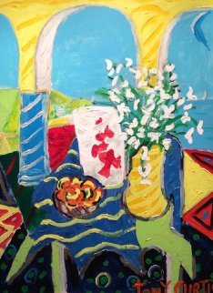 Elegance 50x41 Super Huge Original Painting - Tony Curtis Elegance 50x41 Super Huge Original Painting - Tony Curtis