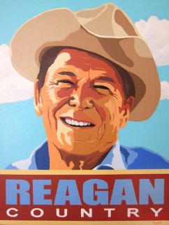 Reagan Country 40x30 Original Painting - Bill Tosetti