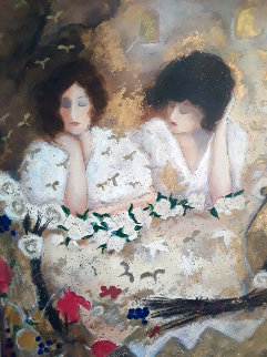 White Roses 1995 Limited Edition Print - Janet Treby White Roses 1995 Limited Edition Print - Janet Treby