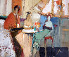 Untitled Bar Scene 20x24 Original Painting by Yuri Tremler - 0