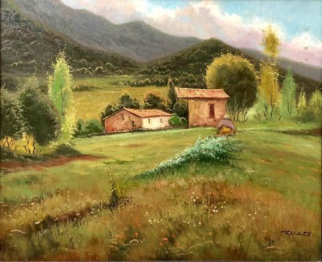 Landscape 32x28 Original Painting -  Trillo