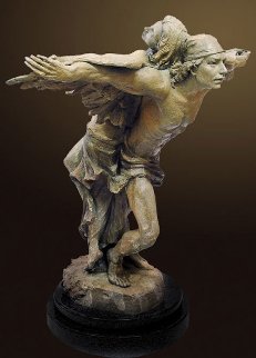 Ascension Bronze Sculpture 1998 36 in Sculpture - Nguyen Tuan Ascension Bronze Sculpture 1998 36 in Sculpture - Nguyen Tuan