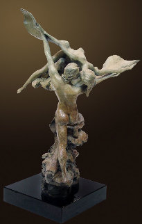 Heaven And Earth Bronze Sculpture 1999 25 in Sculpture - Nguyen Tuan Heaven And Earth Bronze Sculpture 1999 25 in Sculpture - Nguyen Tuan