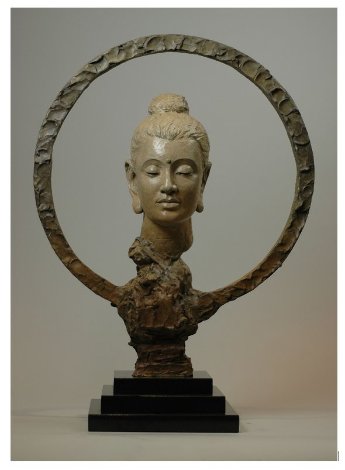 Gautama Buddha Bronze Sculpture 2016 29 in Sculpture - Nguyen Tuan