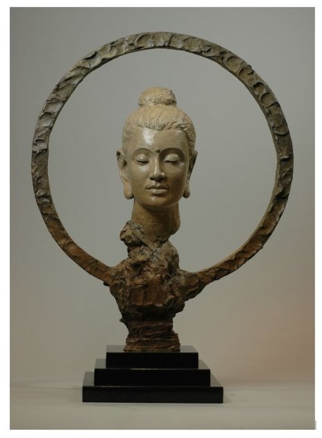 Gautama Buddha Bronze Sculpture 2016 29 in Sculpture by Nguyen Tuan
