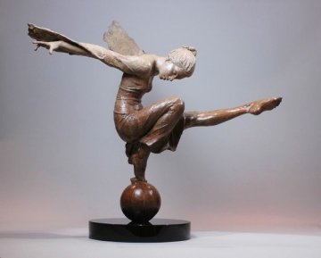 Celestial  Bronze Sculpture  2013 38 in Sculpture - Nguyen Tuan