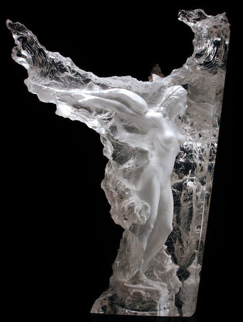 Wings of Freedom Acrylic Sculpture 2009 24 in Sculpture - Nguyen Tuan