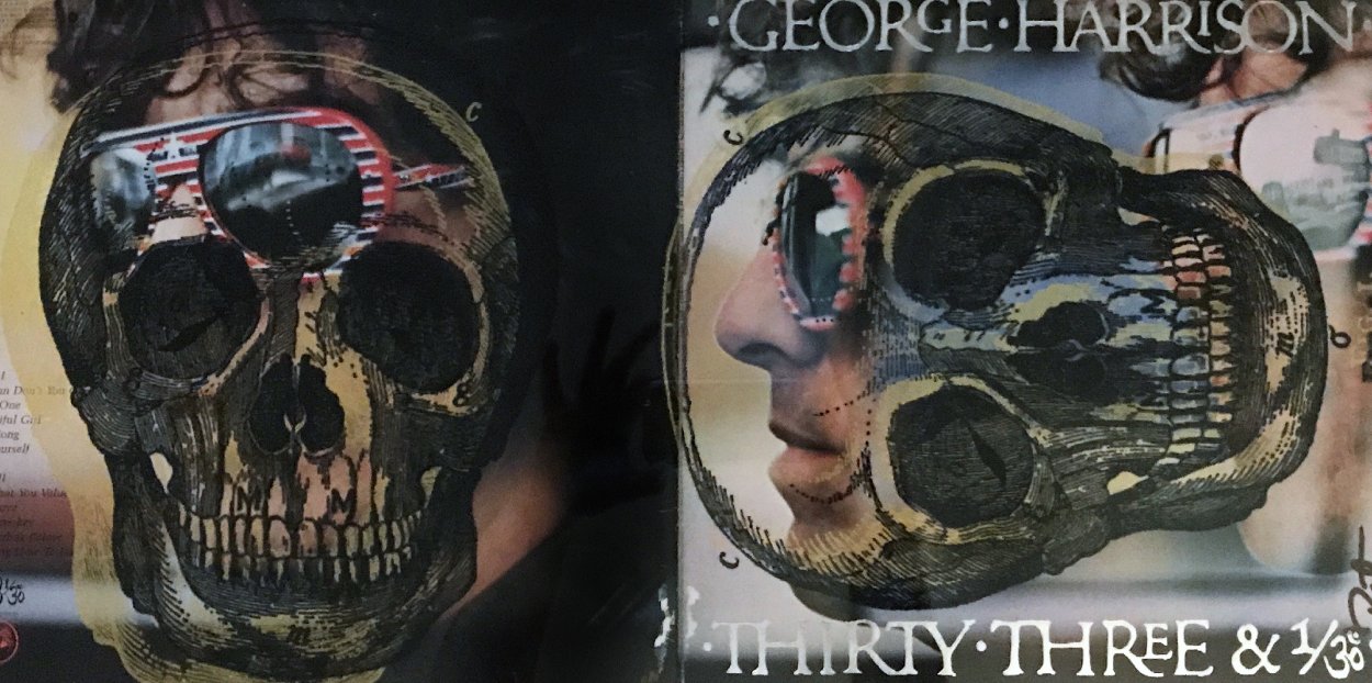 Skull Unique on Album Cover 2012 22x34 Original Painting by Peter Tunney Skull Unique on Album Cover 2012 22x34 Original Painting by Peter Tunney