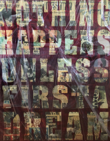 Nothing Happens Unless First a Dream 2003 58x48 Works on Paper (not prints) - Peter Tunney