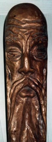 Man Wood Unique Sculpture 1979 - Huge Sculpture - Bruce Turnbull